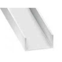 Nez de cloison PVC blanc 20 x 54 x 20 mm 2,60 m CQFD