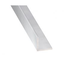 Cornière égale aluminium anodisé incolore 15 x 15 x 1,1 mm 2,50 m CQFD