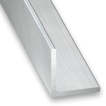 Cornière inégale aluminium brut 40 x 20 x 1,5mm 1m CQFD