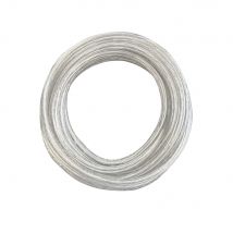 Câble électrique plastique plat translucide 3m - TIBELEC