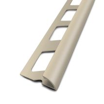 1/4 rond ouvert PVC beige longueur 2,50 m hauteur 12.5 mm DINAC