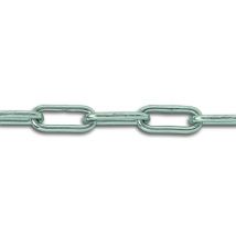 Chaîne soudée maille longue acier zingué diamètre 5 mm vendue au mètre CHAPUIS