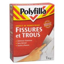 Enduit de rebouchage en poudre pour fissures et trous 1 kg POLYFILLA