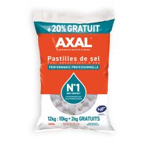 Sel pour adoucisseur d'eau 10 k g+ 20% AXAL