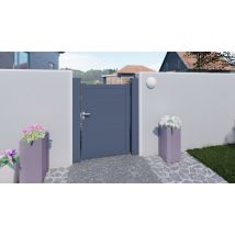 Portillon Balthazar alu réversible 1m x 1m51 gris COFRECO