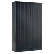 Armoire monobloc avec portes rideaux anthracite 198 x 120 x 43 - SNOR