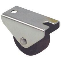 Roulette fixe à platine diamètre 25 mm