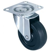 Roulette pivotante à platine diamètre 65 mm
