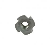 Ecrous à frapper acier 10 x 22 mm M8 par 4