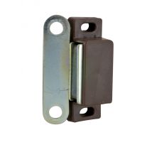 Loqueteaux magnétiques rectangulaire brun force 4 kg par 2 CIME