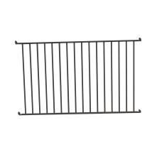 Barrière de piscine en aluminium gris - Module à barreaux 2 m - HOMALU