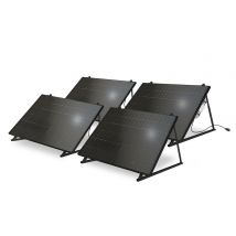Panneaux solaires en kit bifaciaux 2000W par 4 - MECAFER