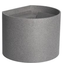 Applique extérieur LED Spezia ronde anthracite IP44 750 lumens blanc chaud - ARLUX