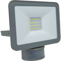 Projecteur extérieur LED détecteur de mouvements Slimer gris IP44 2800 lumens blanc neutre- ARLUX