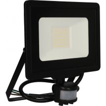 Projecteur extérieur LED détecteur de mouvements Kali noir IP44 2550 lumens blanc neutre - ARLUX