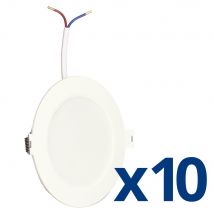 Spots LED encastrables extra-plats Blancs par 10 - Alkor ARLUX