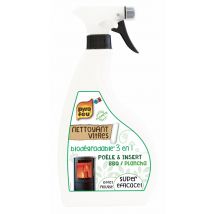 Nettoyant vitres de poêles et d'inserts biodégradable 3 en 1 750 ml PYROFEU
