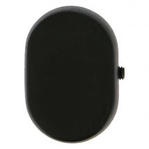 2 bouchons en métal pour barre de dressing 30 x 15 mm noir mat MOBOIS