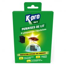 Plaquettes punaises de lit x4 K-PRO