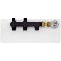 Platine cuisine avec collecteurs prémontés pour tube multicouche QUICK PLOMBERIE
