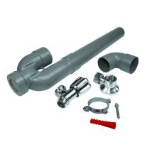 Applique lave linge - lave vaisselle avec siphon et robinet QUICK PLOMBERIE