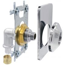 Platine WC EasyFlix à glissement pour tube PER diamètre 16 mm QUICK PLOMBERIE