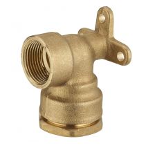 Raccord laiton applique femelle 15/21 pour tube PE diamètre 20 mm
