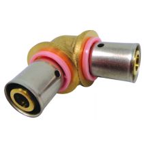Coude à sertir pour tube PER diamètre 12 mm