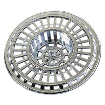 Panier grille chromée pour bonde d'évier Ø60 mm - WIRQUIN
