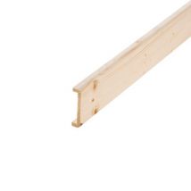 Nez de cloison bois sapin raboté non traité - 21 x 67 x 2500 mm - AJ TIMBER