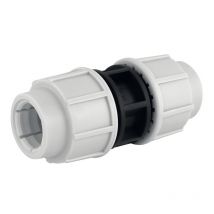 Raccord plastique manchon égal pour tube PE diamètre 25 mm FITT