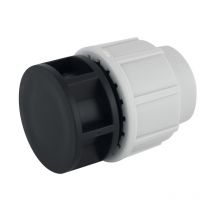 Raccord plastique bouchon femelle pour tube PE diamètre 25 mm FITT