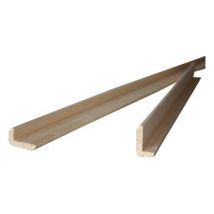 Baguette d'angle en sapin 15 x 22 x 1980 mm