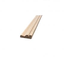 Chambranle chêne rabotée non traitée - 10 x 30 x 2400 mm - MS BOIS