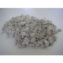 Gravillons décoratif blanc cassé 6/16 mm 25 kg ECOBATI