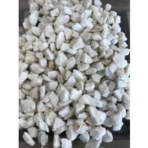 Gravillon décoratif quartz blanc 25 kg PRADIER ECOBATI