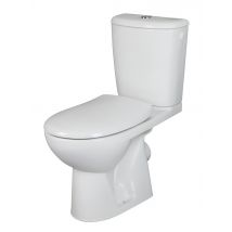 WC à poser sortie horizontale avec abattant déclipsable Scuadra PERLINE