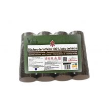 Bûches compressées 100% hêtre 10 kg VALBOIS