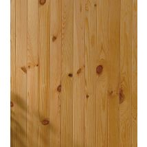 Lambris bois pin raboté Lameco - 10 x 100 x 2000 mm - AUDY