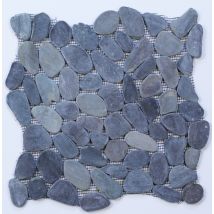 Mosaique galet noir light