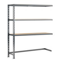 Extension étagère 3 plateaux 40 x 150 x 192 cm module D SYSTEME EXTENSION