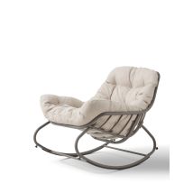 Fauteuil à bascule rocking chair BRINDISI - BOCARNEA