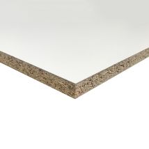 Panneau aggloméré standard P2 mélaminé blanc - 8 x 1250 x 2500 mm - AJ TIMBER