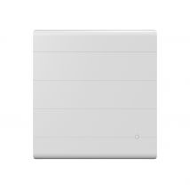 Radiateur connecté chaleur douce Radiasoft 1000 W blanc horizontal NOIROT