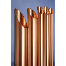 Cuivre ecroui diamètre 14 x 16 mm barre 2,50 m