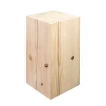 Cube sapin/épicéa - 250 x 250 x 450 mm - GROUPE SIAT