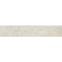 Plinthe carrelage de sol intérieur beige BÉTON 8 x 34 cm PAREFEUILLE