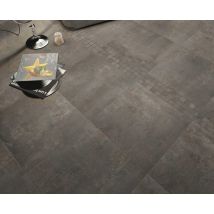 Carrelage de sol intérieur Atelier 40 x 60 cm Carbone paquet 1,20 m² PAREFEUILLE PROVENCE