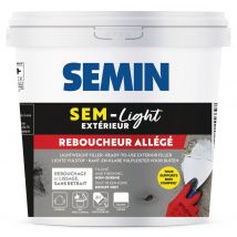 Enduit SEM Light pour tous travaux de réparation exterieur pot de 1 litre SEMIN