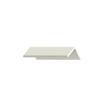 Cornière d'angle pvc blanc - 50 x 50 x 2500 mm - TECNOPROFILS